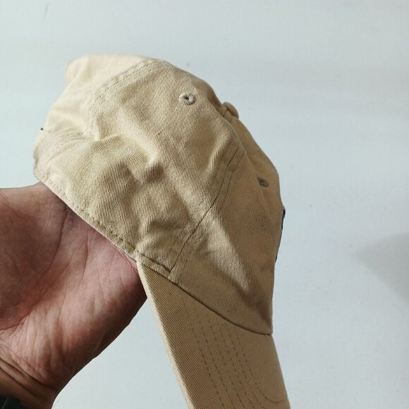 NORTH & ACRUX Embroidered Baseball Cap Hat One Size Men Activewear Gym Tan - Picture 6 of 8